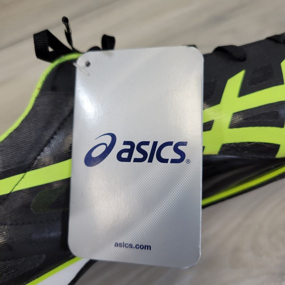 Asics Athletic Shoes Men's 11.5 Black/Flash Yellow Hyper MD 5 - Picture 8 of 10